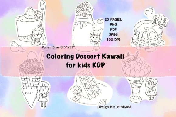 Coloring Dessert Kawaii: A Practical Asset for KDP Publishers