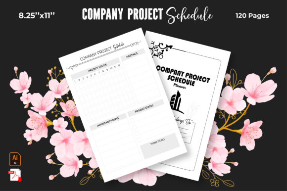 Company Project Schedule: A Template for Visual Structure
