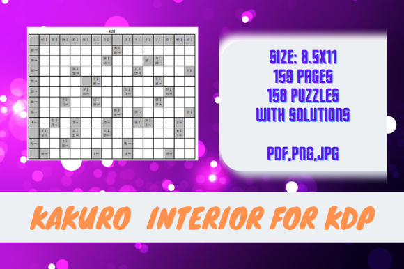 Elevate Your Amazon KDP Business with Kakuro Puzzle Interiors
