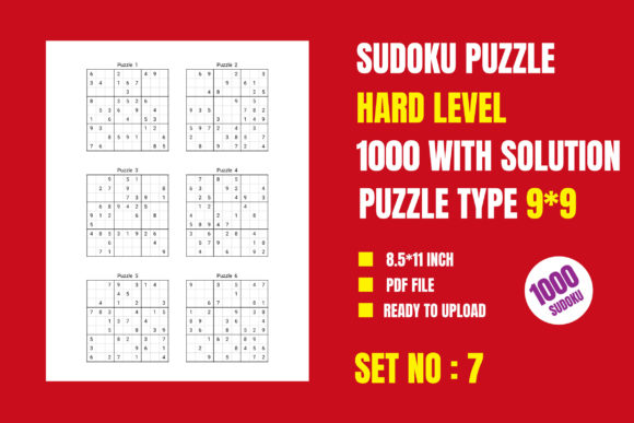 Hard 1000 Sudoku Puzzle 9 9, Vol-7: A Comprehensive Guide for Puzzle Enthusiasts