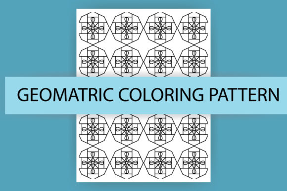 Interiors: An Abstract Geometric Coloring Pattern Resource