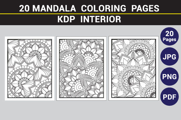 Mandala Coloring Pages 3: A Professional Asset for the Modern Creative Economy