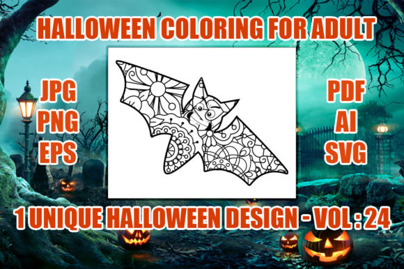 The Creative Powerhouse: How Halloween Bat Coloring Page - Vol - 24 Elevates Modern Design Workflows