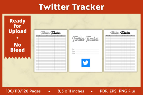 The Twitter Tracker KDP Interior: Your Tool for Digital Mindfulness and Strategy