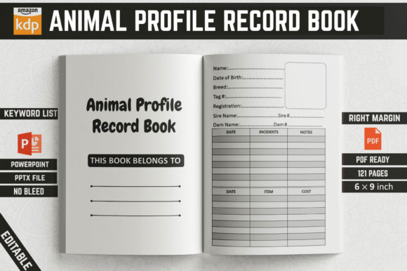 The Ultimate Guide to Your Animal Profile Record Book Journal for KDP