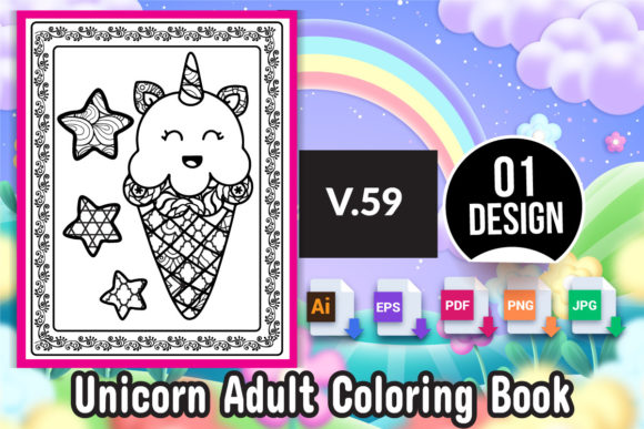 Unicorn Adult Coloring Book V-59: Evaluating Its Place in a Diverse Market