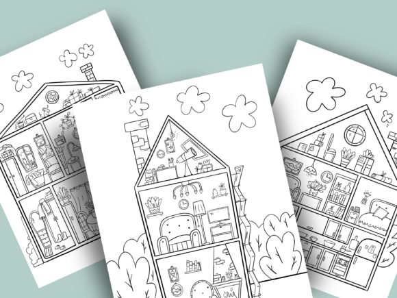 Unlocking Creativity with Printable Home Coloring Pages